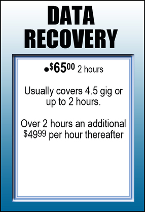 Data Recovery Information
